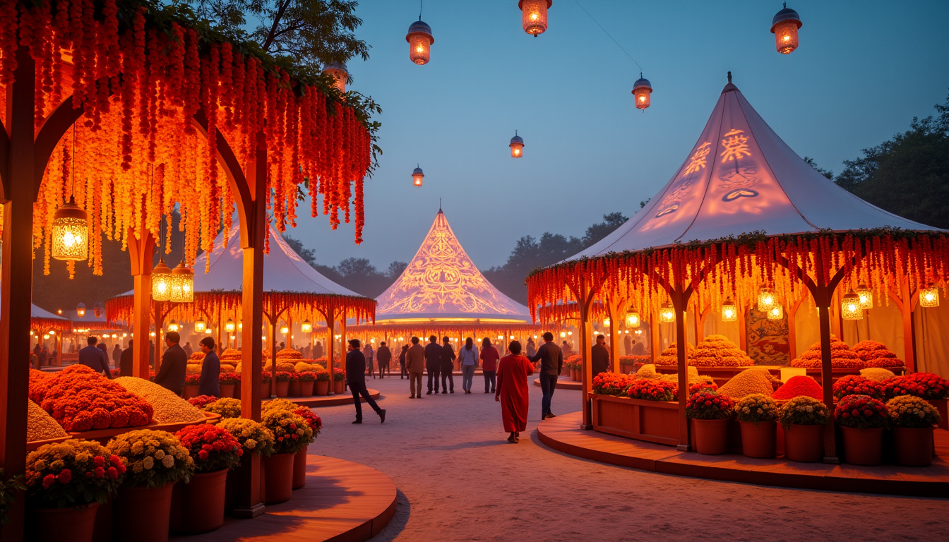 Décors et animations inspirés de l’Inde lors de la Foire de Tours 2026
