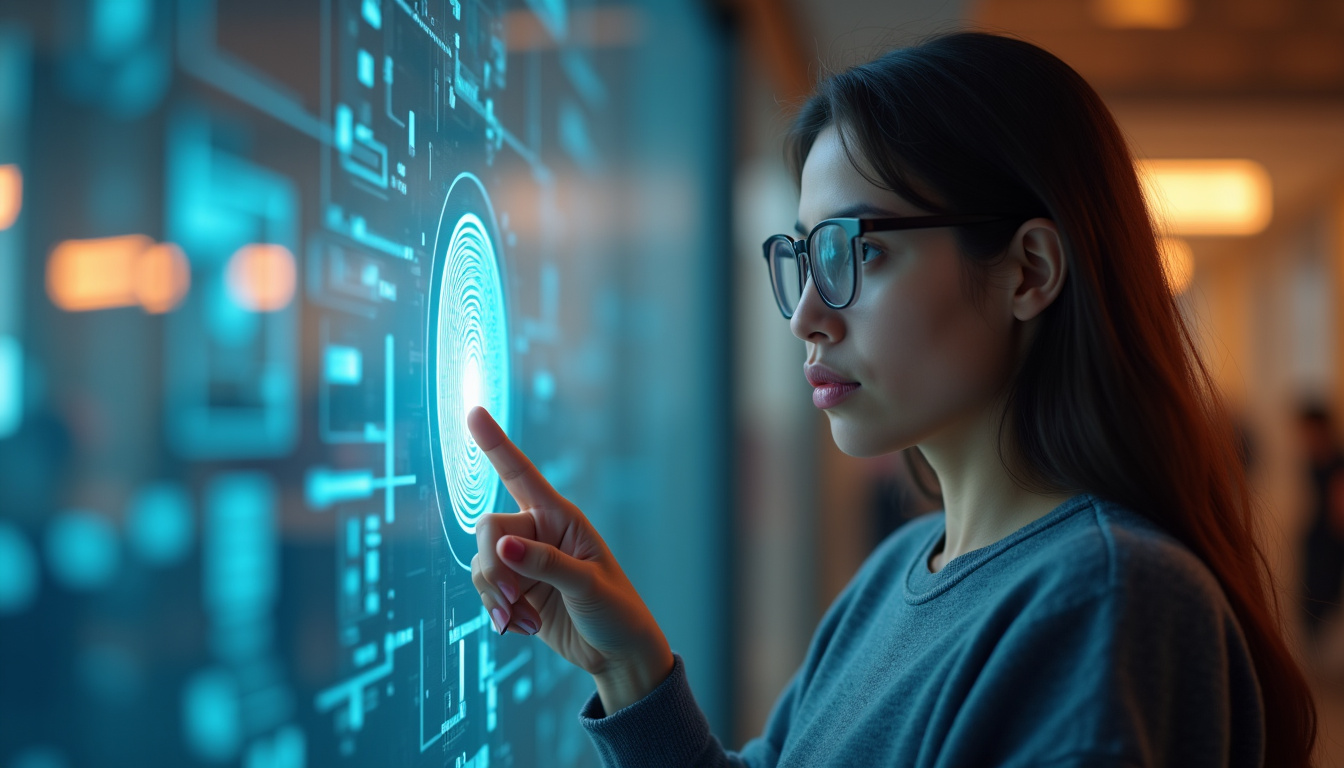 Étudiant en train de se connecter à l