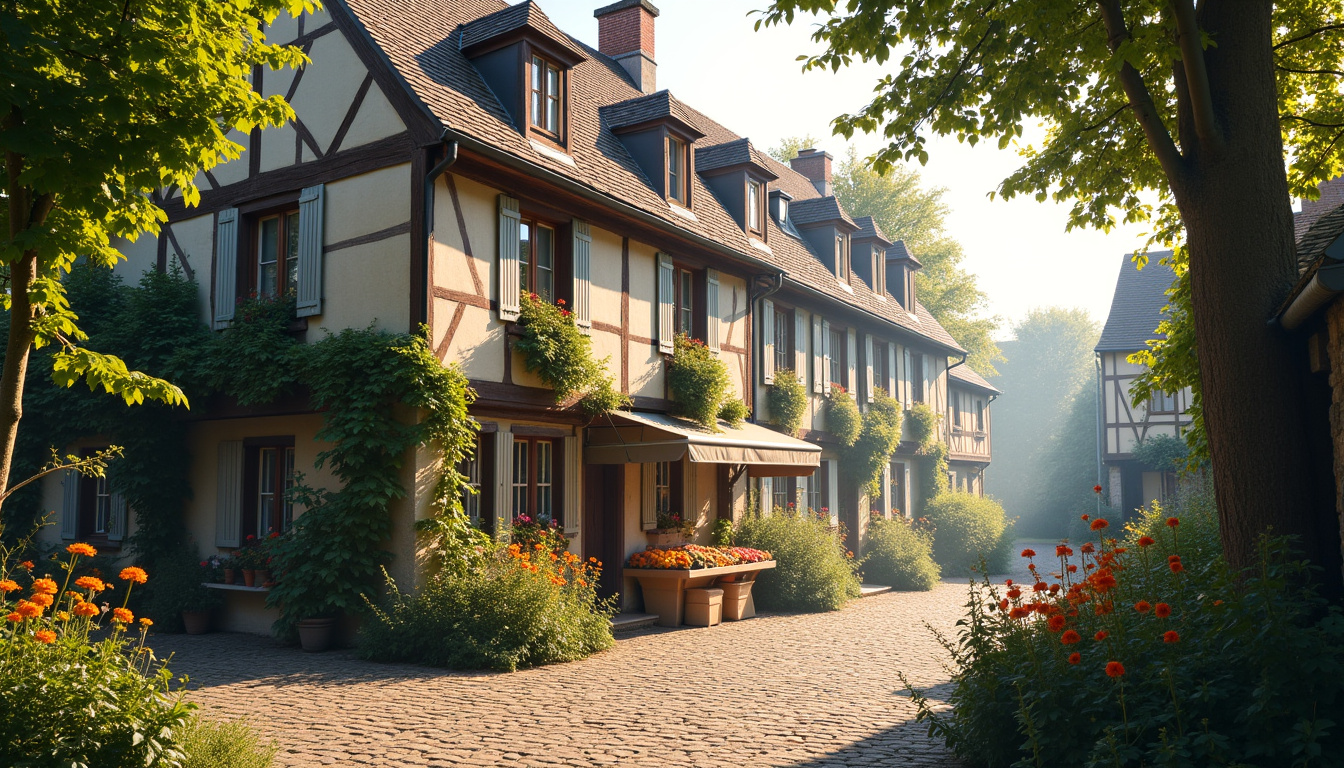 Village pittoresque de Lyons-la-Forêt dans l