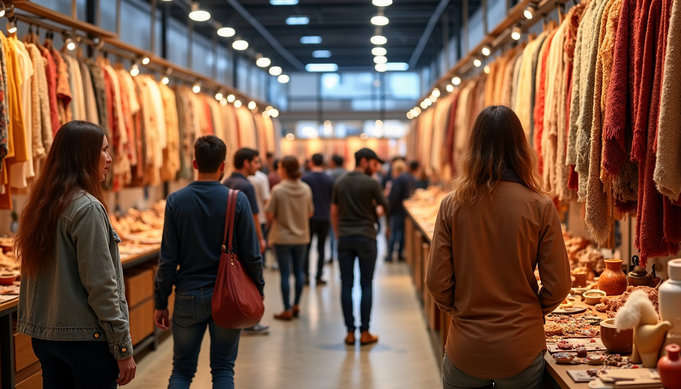 Exposants internationaux présentant leurs produits artisanaux à World in Paris