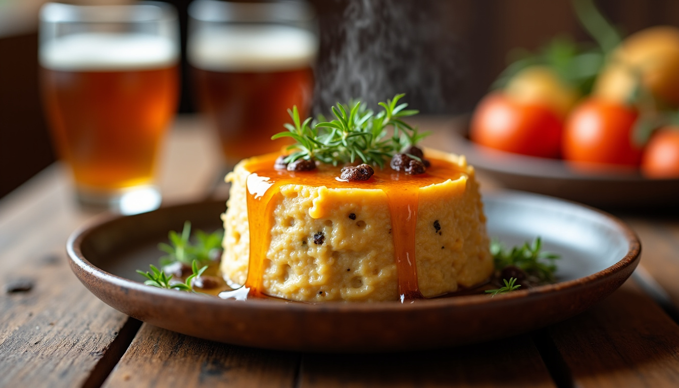 Pâté à la bière présenté par l
